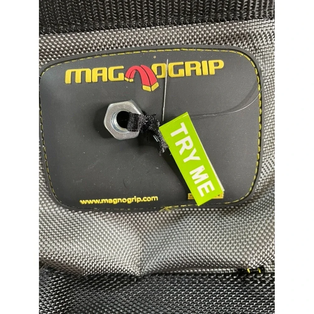Magno Grip Tool Storage 12 in. 10-Pocket Magnetic‎ Tool Pouch No Belt
